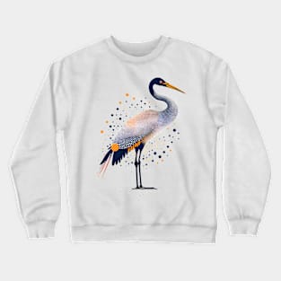 Dotted crane Crewneck Sweatshirt